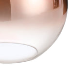 NLK06279 Amsterdam 4 Light Linear Pendant Copper Matt Black