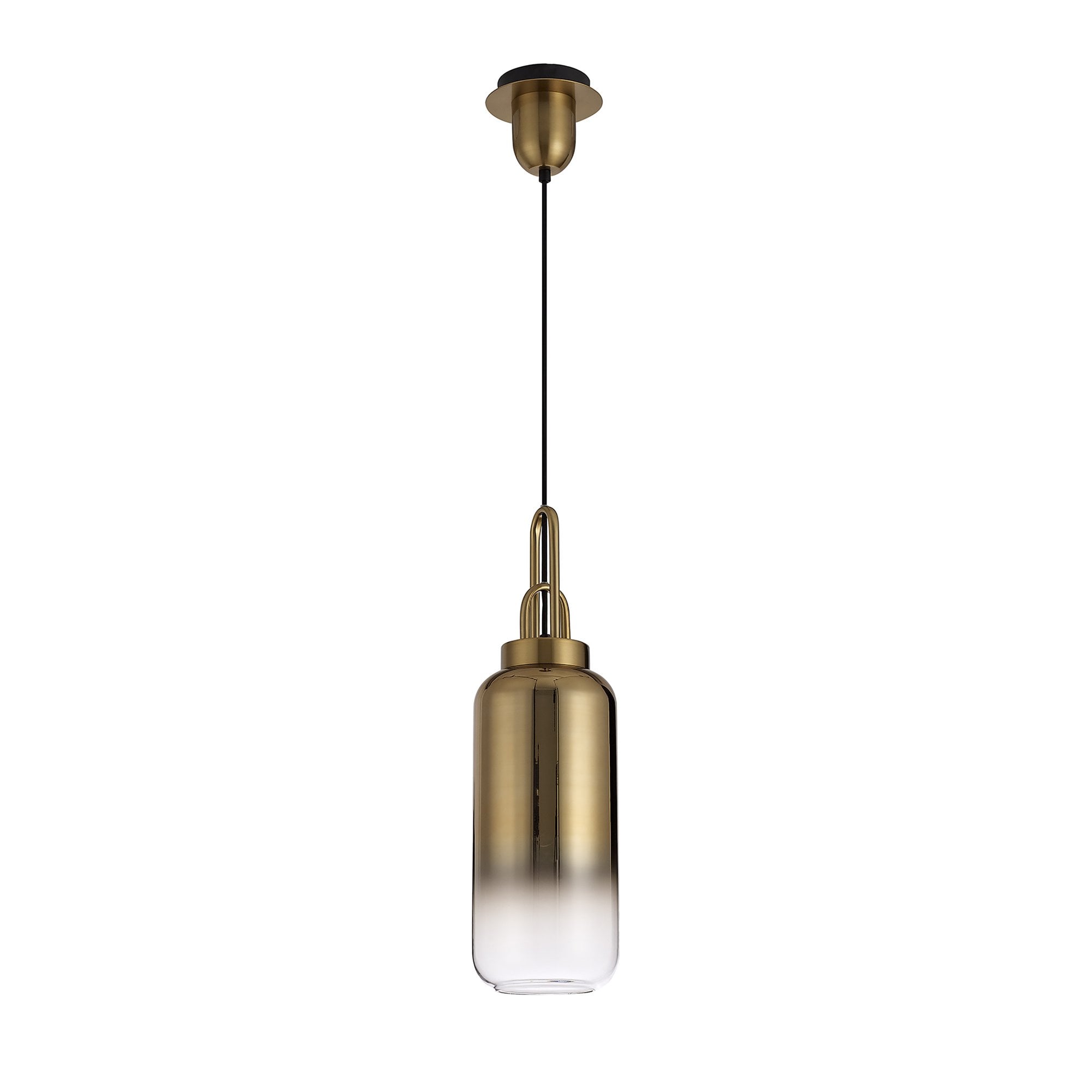 NLK06309 Acme 4 Light Linear Pendant Brass Gold Matt Black