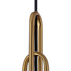 NLK06309 Acme 4 Light Linear Pendant Brass Gold Matt Black