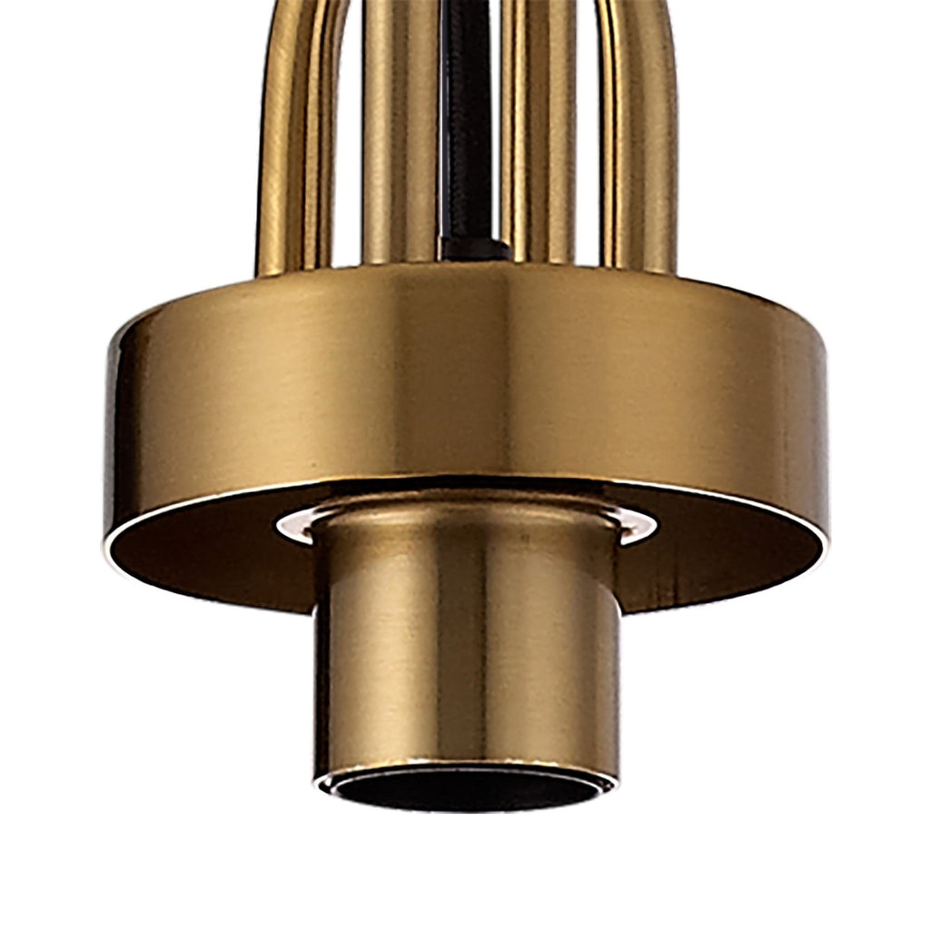 NLK06309 Acme 4 Light Linear Pendant Brass Gold Matt Black