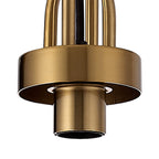 NLK06309 Acme 4 Light Linear Pendant Brass Gold Matt Black