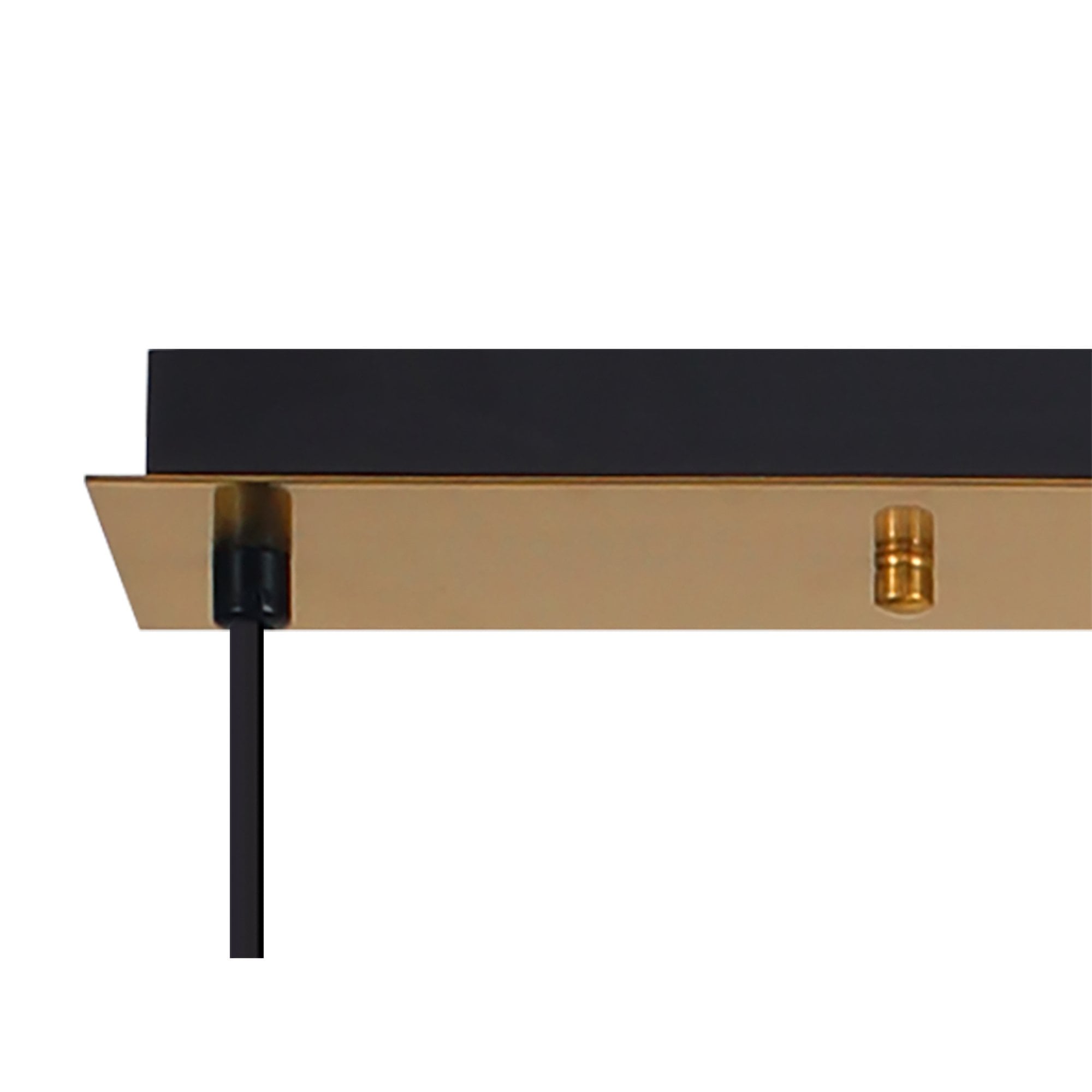 NLK06309 Acme 4 Light Linear Pendant Brass Gold Matt Black