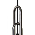 NLK06329 Acme 4 Light Linear Pendant Black Chrome Matt Black