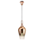 NLK09199 Amsterdam 1 Light Pendant Copper Matt Black