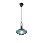 NLK15499 Amsterdam 1 Light Pendant Black Chrome Matt Black