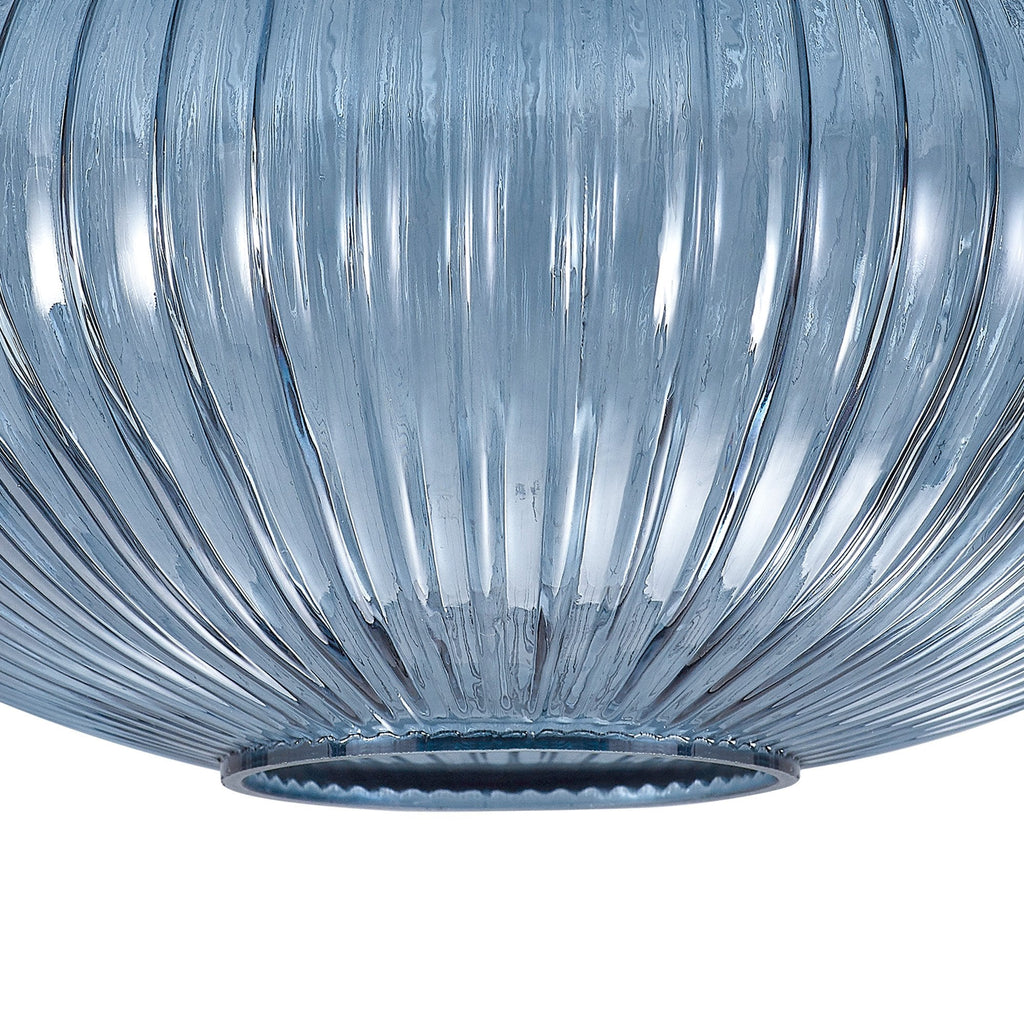 NLK15499 Amsterdam 1 Light Pendant Black Chrome Matt Black
