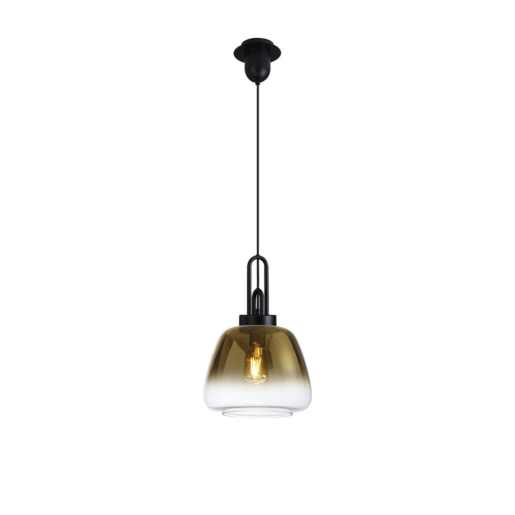 NLK15509 Acme 1 Light Pendant Matt Black Matt Black