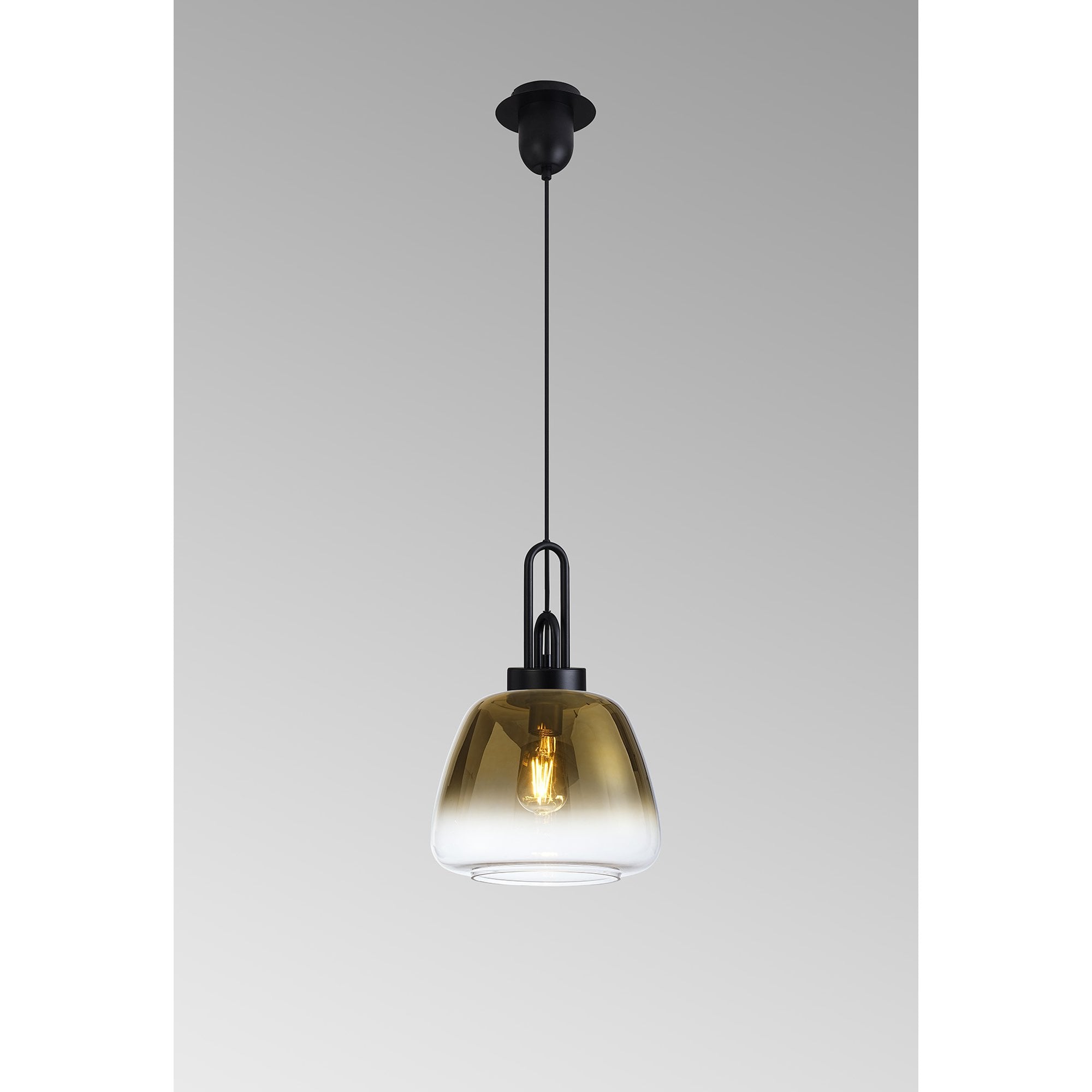 NLK15509 Acme 1 Light Pendant Matt Black Matt Black