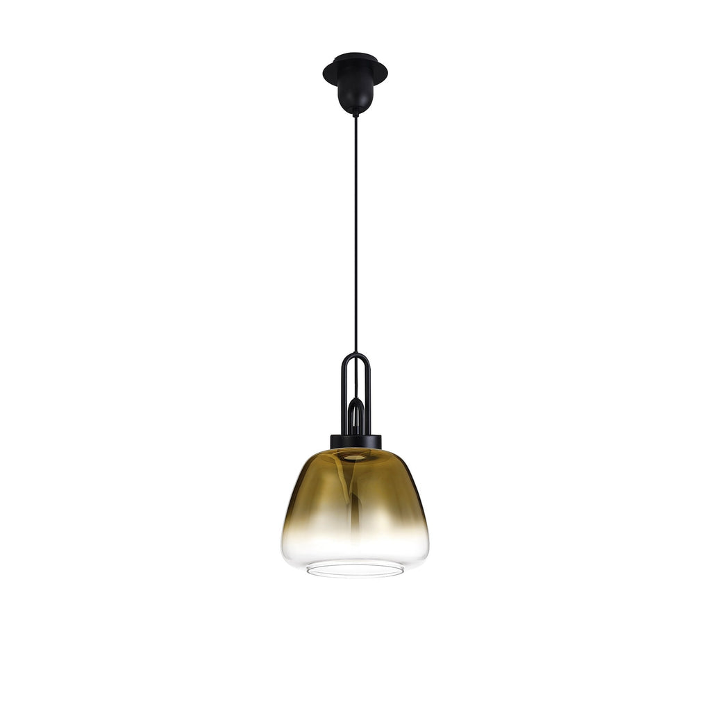 NLK15509 Acme 1 Light Pendant Matt Black Matt Black