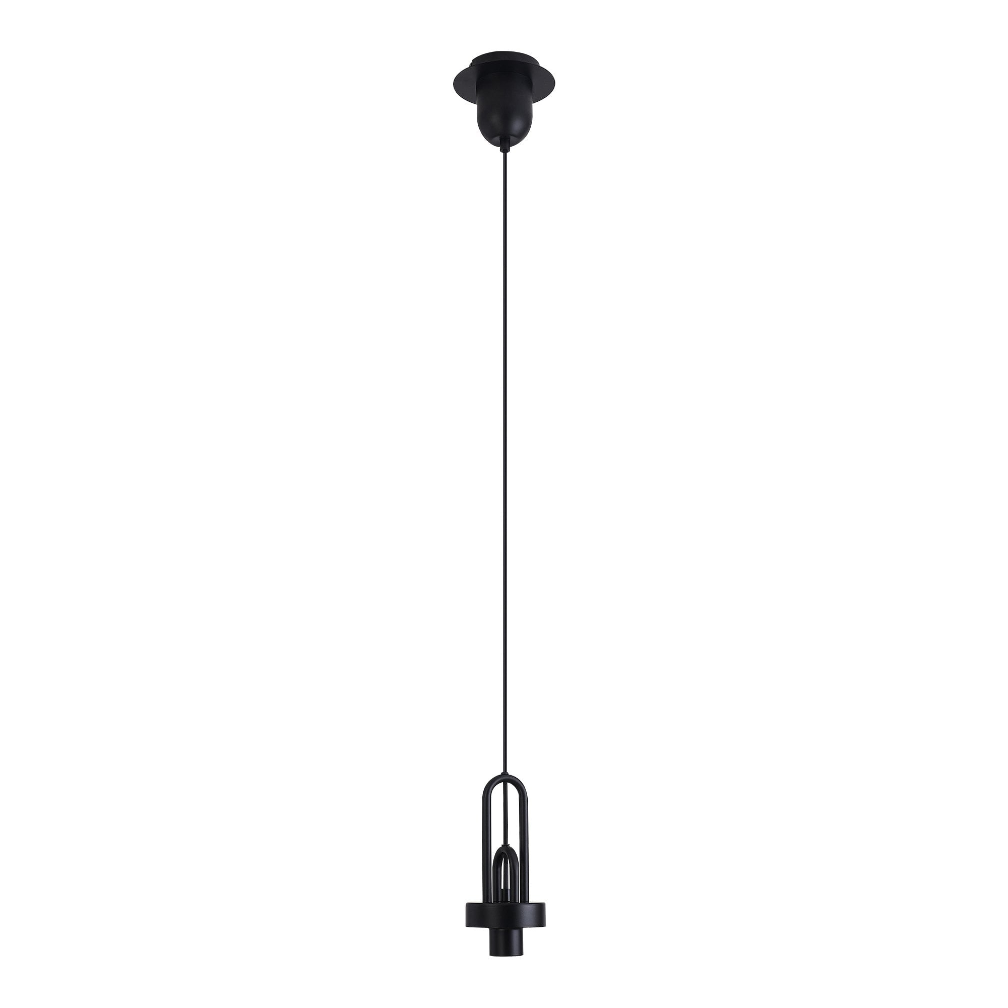 NLK15509 Acme 1 Light Pendant Matt Black Matt Black
