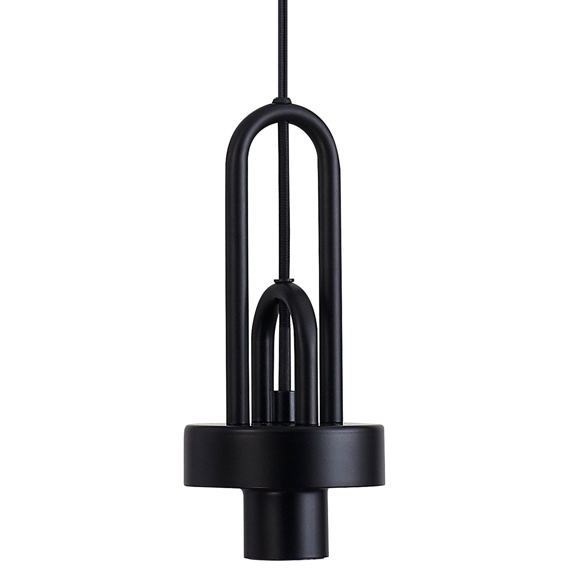 NLK15509 Acme 1 Light Pendant Matt Black Matt Black