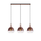 NLK15549 Acme 3 Light Linear Pendant Copper Matt Black