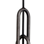 NLK15559 Acme 3 Light Linear Pendant Aged Pewter Matt Black