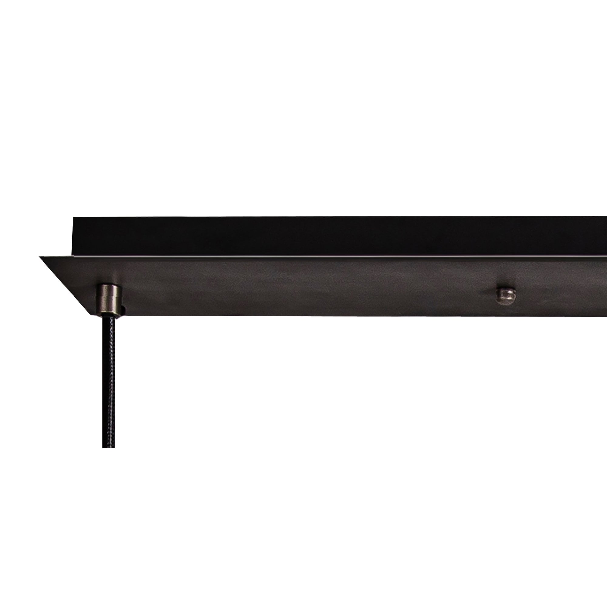 NLK15559 Acme 3 Light Linear Pendant Aged Pewter Matt Black