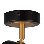 NL99539 Adner 1 Light Spotlight Black Painted Gold