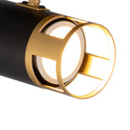 NL99539 Adner 1 Light Spotlight Black Painted Gold