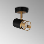 NL99539 Adner 1 Light Spotlight Black Painted Gold