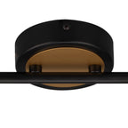 NL99559 Adner 2 Light Linear Bar Spotlight Black Painted Gold
