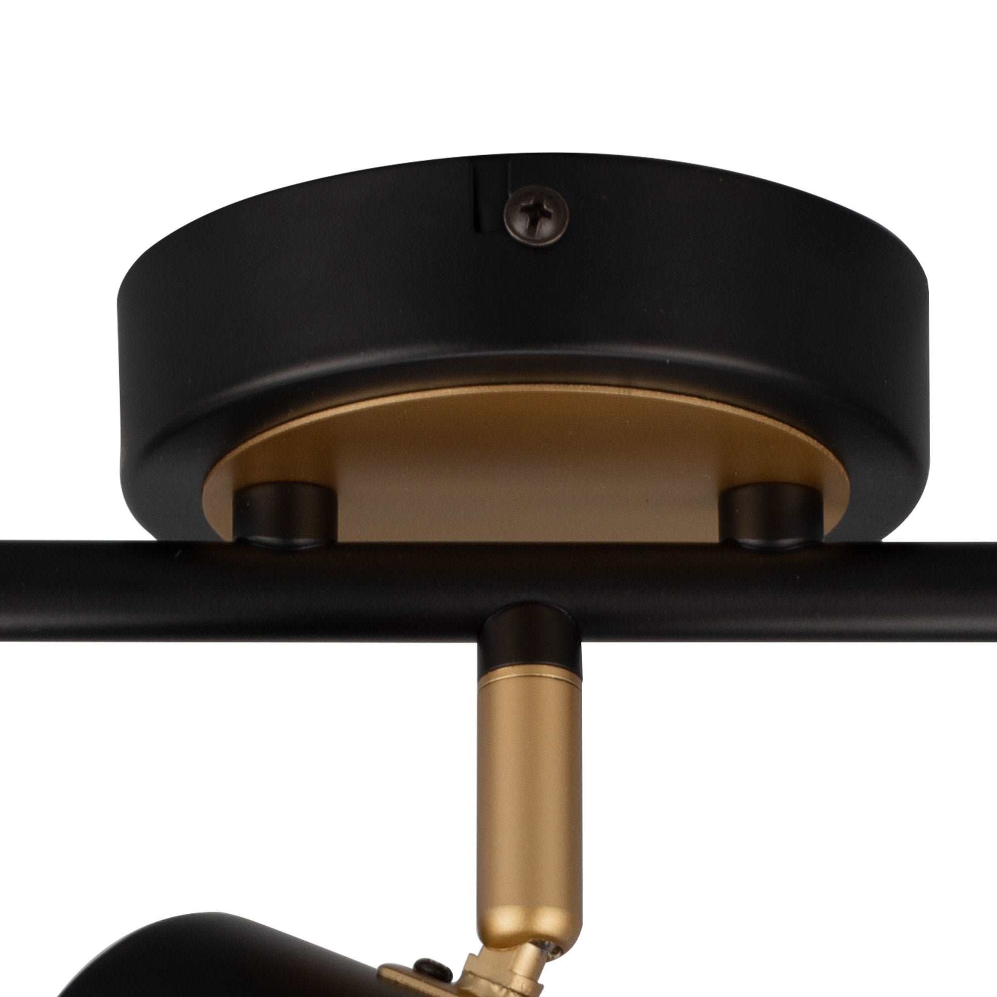 NL99569 Adner 3 Light Linear Bar Spotlight Black Painted Gold