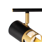 NL99579 Adner 4 Light Linear Bar Spotlight Black Painted Gold