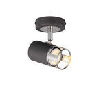 NL99589 Adner 1 Light Spotlight Graphite Polished Chrome
