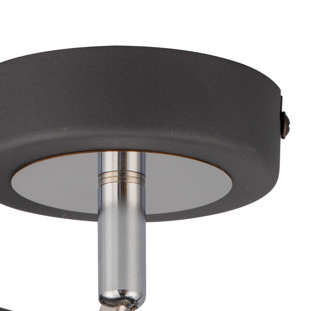 NL99589 Adner 1 Light Spotlight Graphite Polished Chrome