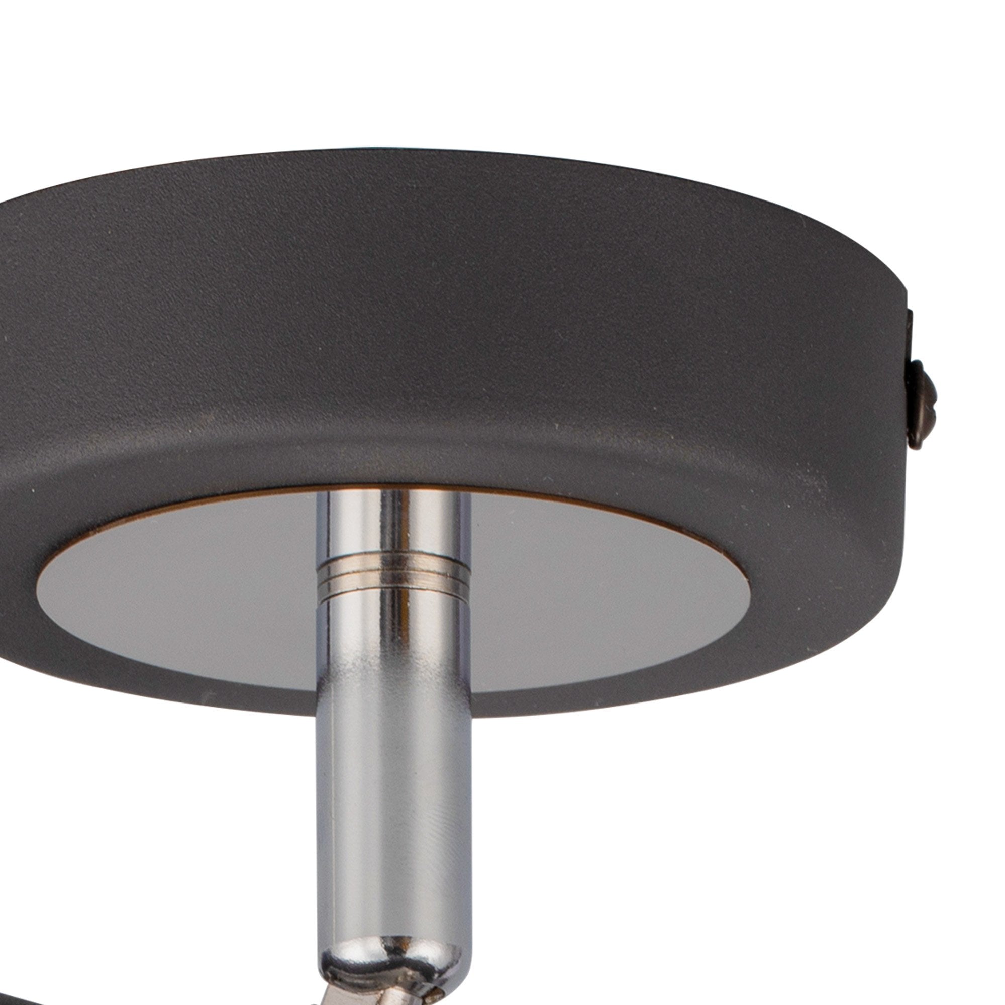 NL99589 Adner 1 Light Spotlight Graphite Polished Chrome