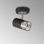 NL99589 Adner 1 Light Spotlight Graphite Polished Chrome