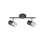 NL99609 Adner 2 Light Linear Bar Spotlight Graphite Polished Chrome