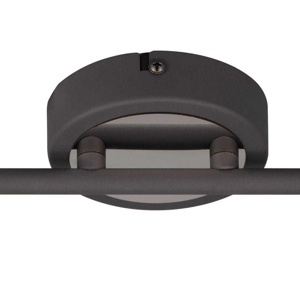 NL99609 Adner 2 Light Linear Bar Spotlight Graphite Polished Chrome