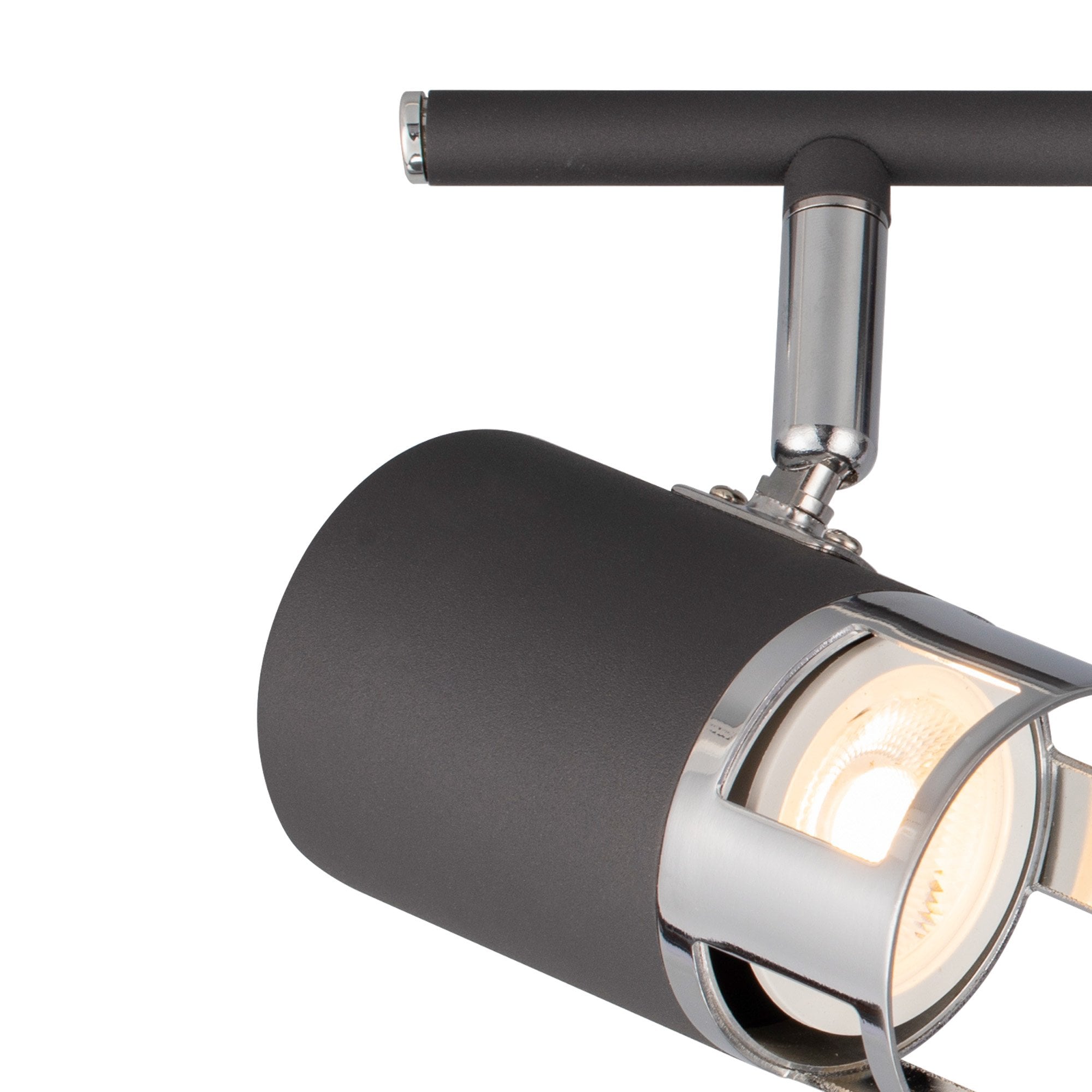 NL99609 Adner 2 Light Linear Bar Spotlight Graphite Polished Chrome