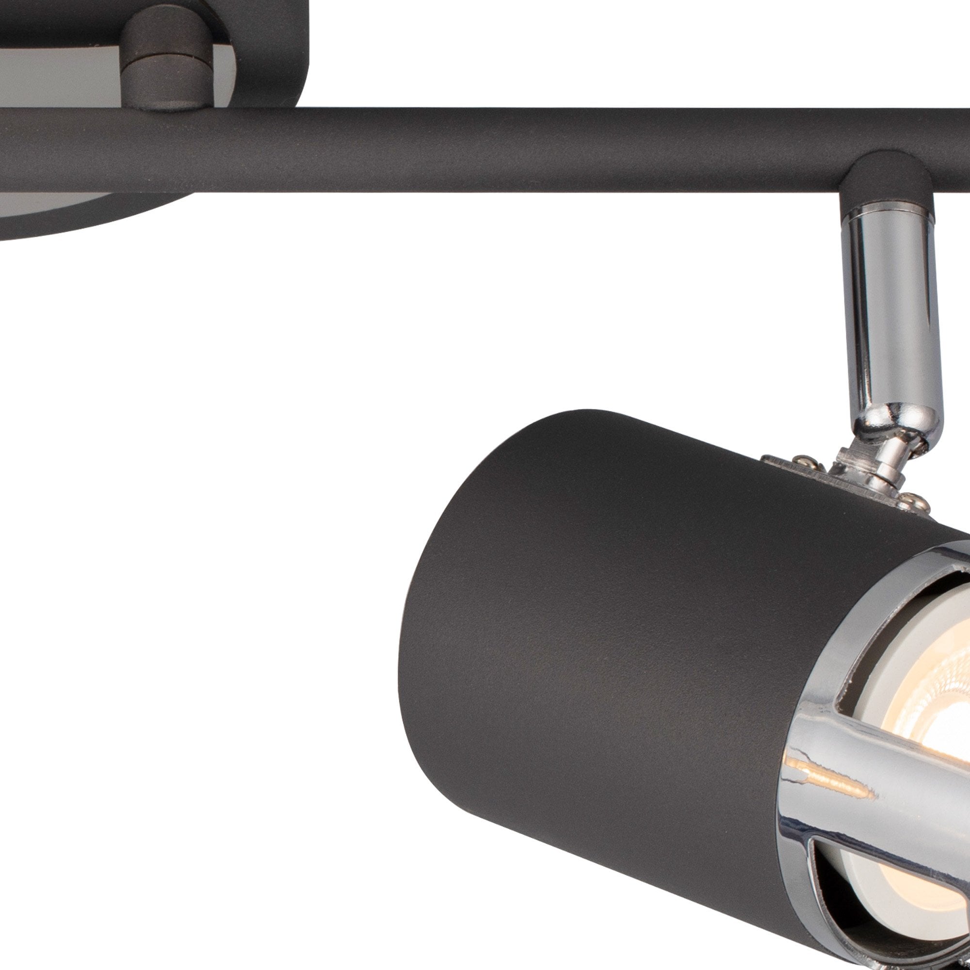 NL99609 Adner 2 Light Linear Bar Spotlight Graphite Polished Chrome