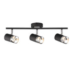 NL99619 Adner 3 Light Linear Bar Spotlight Graphite Polished Chrome