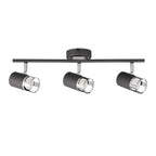 NL99619 Adner 3 Light Linear Bar Spotlight Graphite Polished Chrome