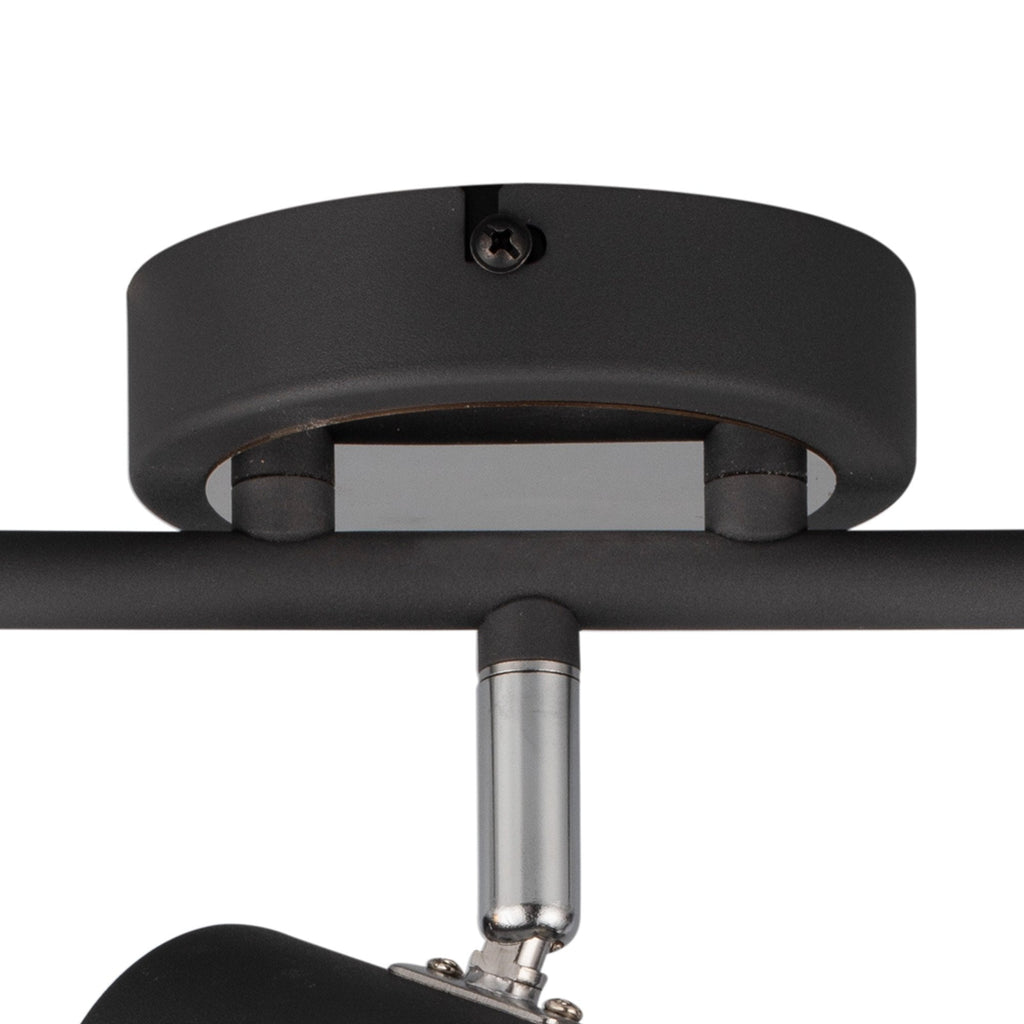 NL99619 Adner 3 Light Linear Bar Spotlight Graphite Polished Chrome