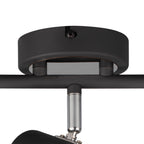 NL99619 Adner 3 Light Linear Bar Spotlight Graphite Polished Chrome