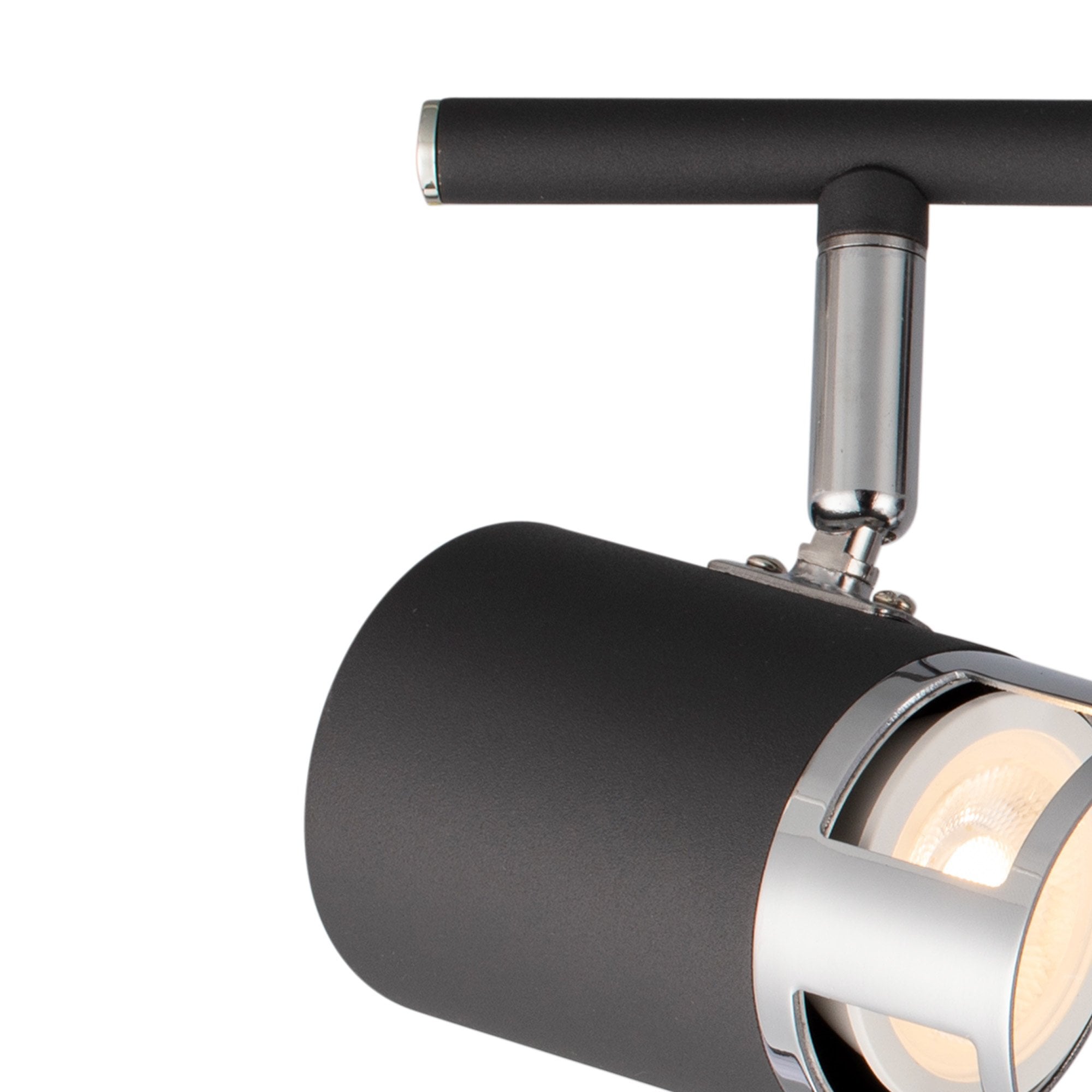NL99619 Adner 3 Light Linear Bar Spotlight Graphite Polished Chrome