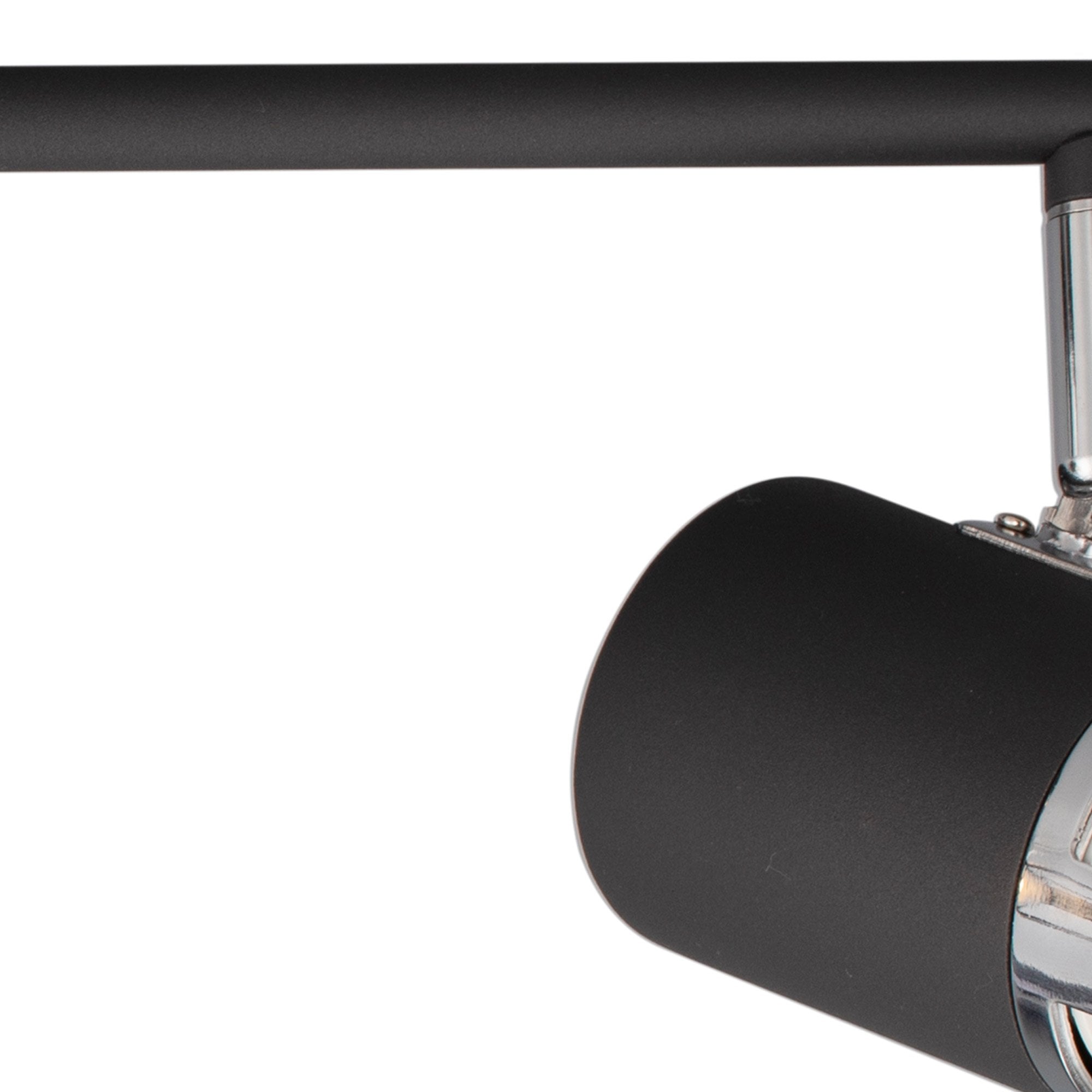 NL99619 Adner 3 Light Linear Bar Spotlight Graphite Polished Chrome