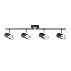 NL99629 Adner 4 Light Linear Bar Spotlight Graphite Polished Chrome