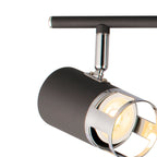 NL99629 Adner 4 Light Linear Bar Spotlight Graphite Polished Chrome