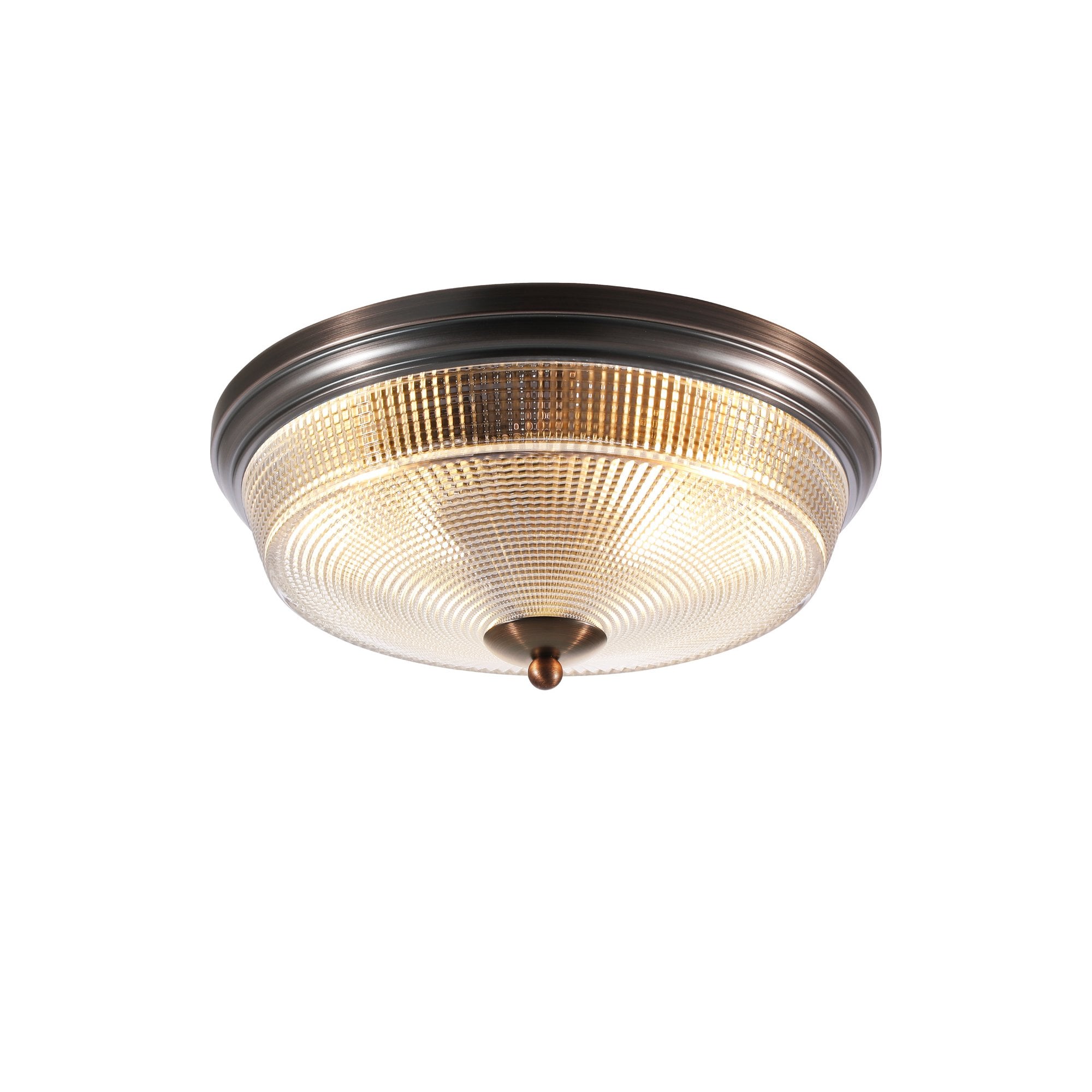 NL93799 Albay 2 Light Bathroom Flush Ceiling Light Bronze
