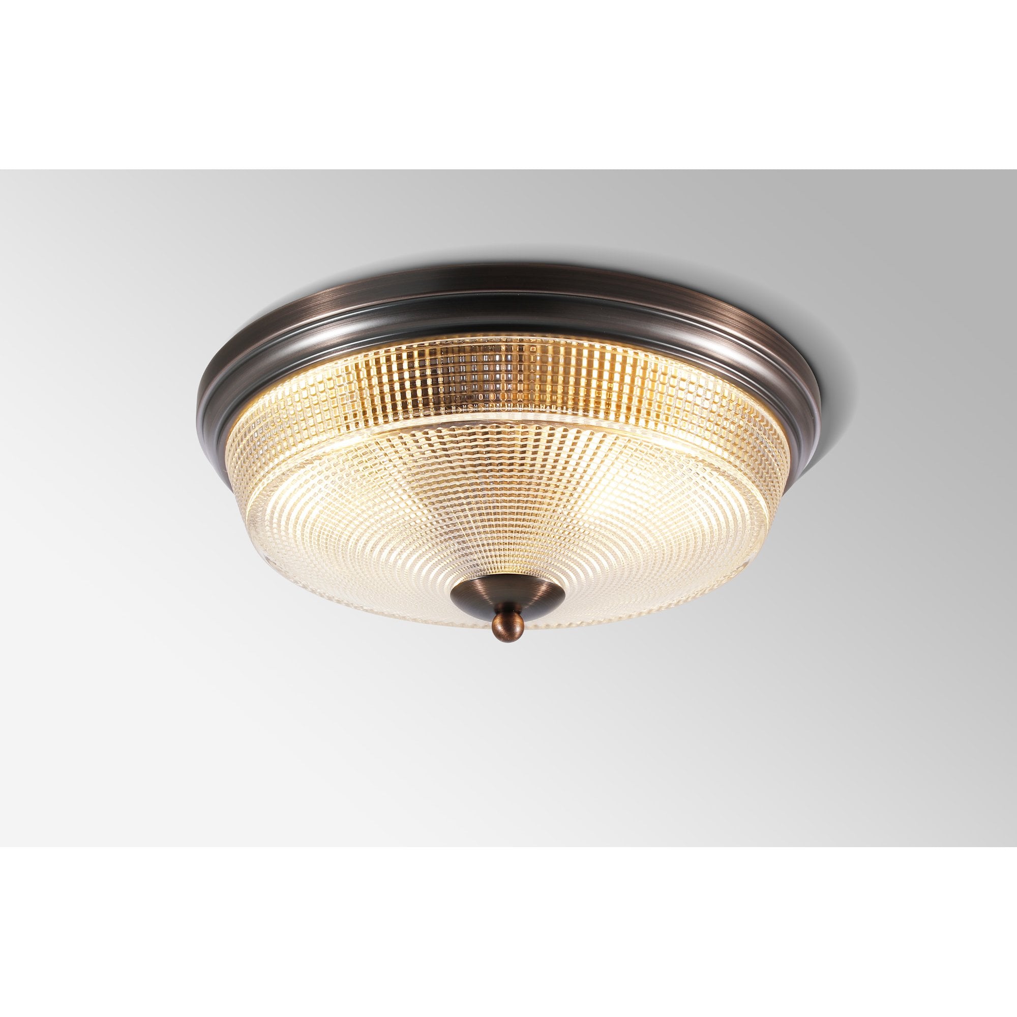 NL93799 Albay 2 Light Bathroom Flush Ceiling Light Bronze