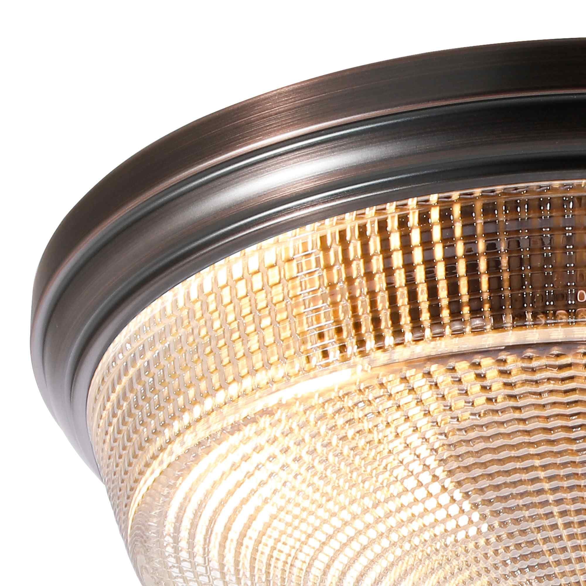 NL93799 Albay 2 Light Bathroom Flush Ceiling Light Bronze