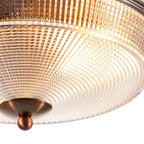 NL93799 Albay 2 Light Bathroom Flush Ceiling Light Bronze