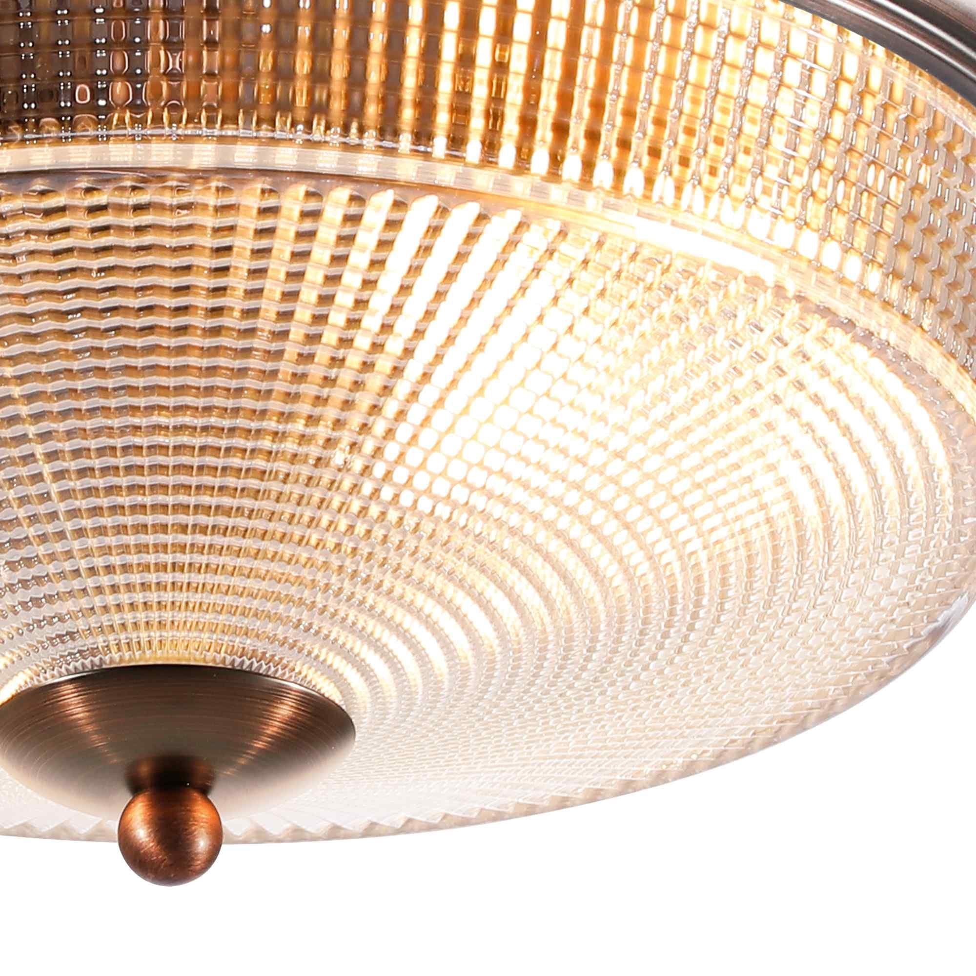 NL93799 Albay 2 Light Bathroom Flush Ceiling Light Bronze