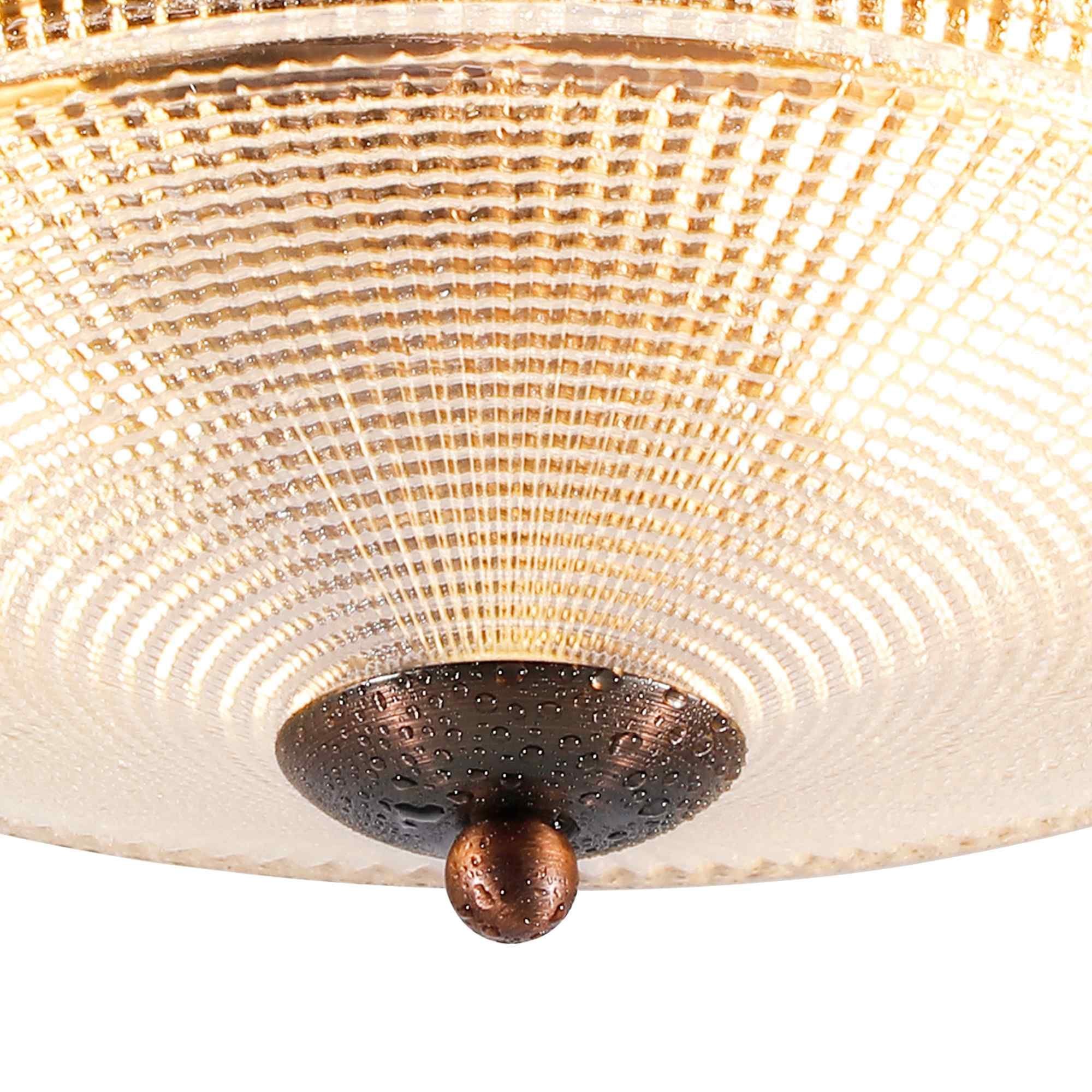 NL93799 Albay 2 Light Bathroom Flush Ceiling Light Bronze