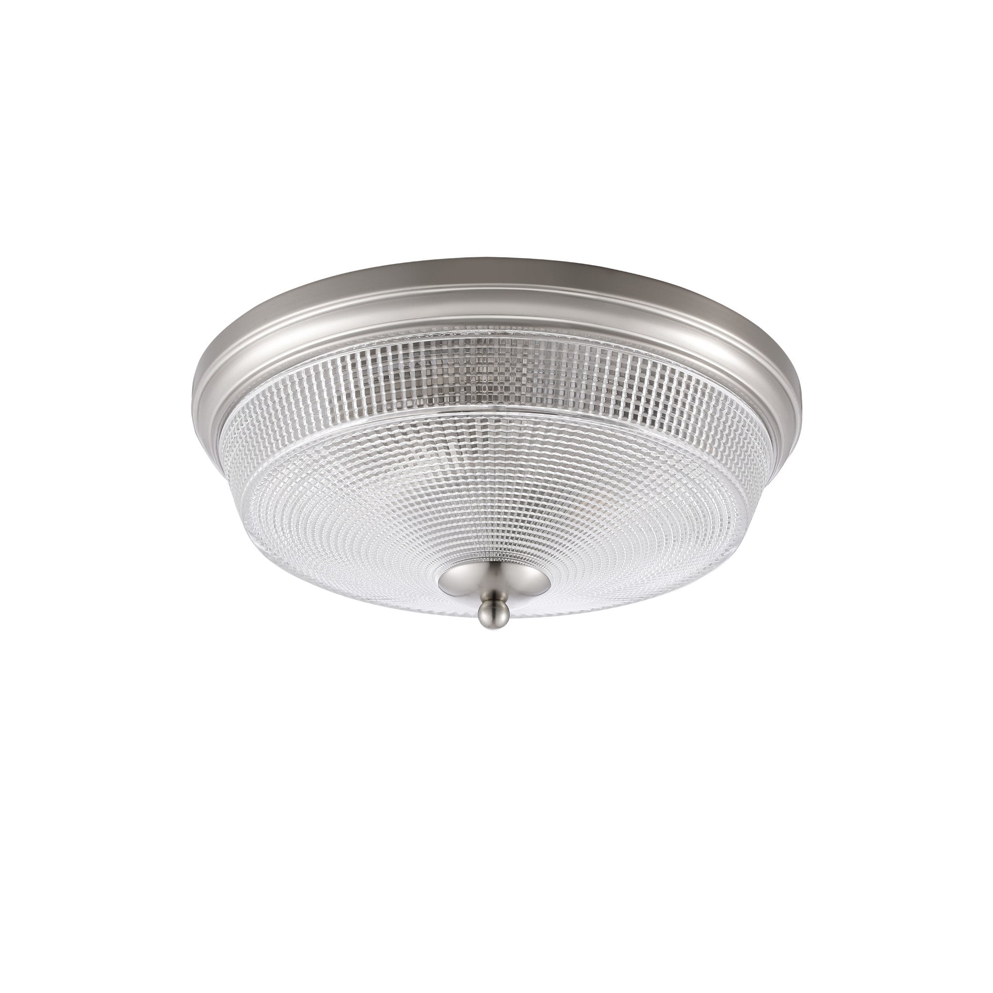 NL93809 Albay 2 Light Bathroom Flush Ceiling Light Satin Nickel