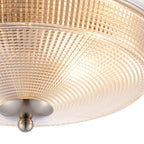 NL93809 Albay 2 Light Bathroom Flush Ceiling Light Satin Nickel