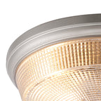 NL93809 Albay 2 Light Bathroom Flush Ceiling Light Satin Nickel