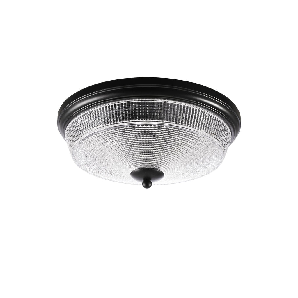 NL93819 Albay 2 Light Bathroom Flush Ceiling Light Satin Black